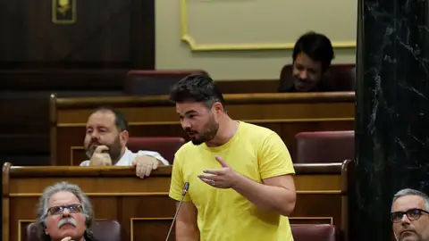 El diputado de ERC, Gabriel Rufián El diputado de ERC, Gabriel Rufián