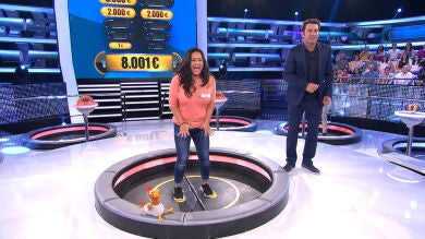 La concursante que más ha chillado antes de caer por la trampilla de '¡Ahora Caigo!'