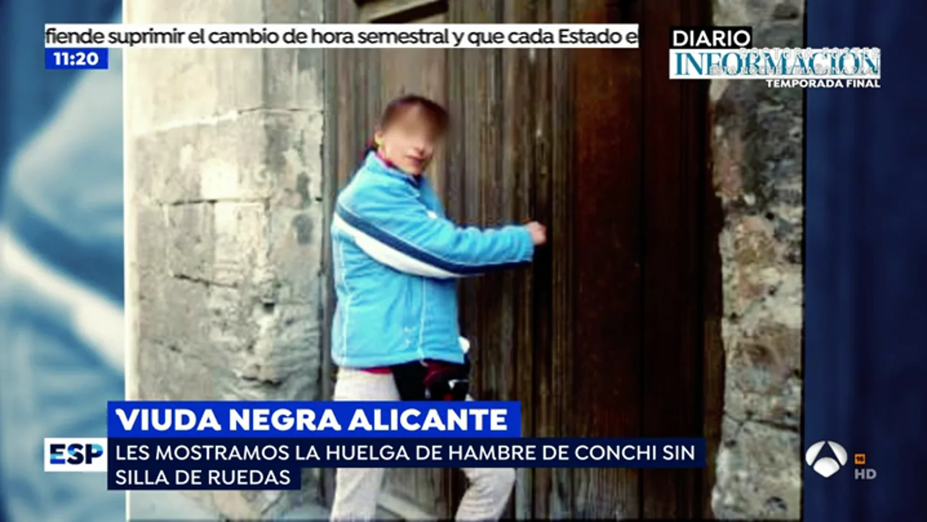 Las imágenes que demuestran que la viuda negra de Alicante no es minusválida