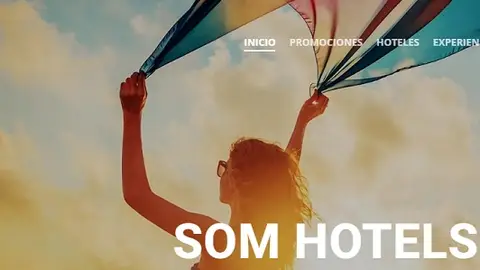 Imagen de la web de Som Hotels Imagen de la web de Som Hotels