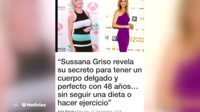 Susanna Griso denuncia la manipulación de su imagen para vender productos adelgazantes 