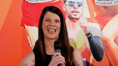 La medallista olímpica Ruth Beitia La medallista olímpica Ruth Beitia