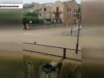 Fuertes tormentas en Cataluña