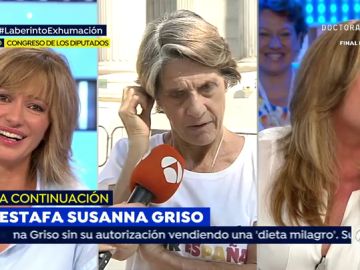 Susanna Griso estalla ante la 'mujer más franquista de España': "Llevamos un programa un poco complicado, madrugo mucho y me encuentro con esto"