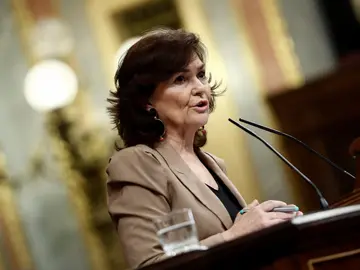 La vicepresidenta del Gobierno, Carmen Calvo La vicepresidenta del Gobierno, Carmen Calvo