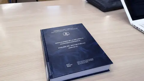 Portada de la tesis de Pedro Sánchez Portada de la tesis de Pedro Sánchez