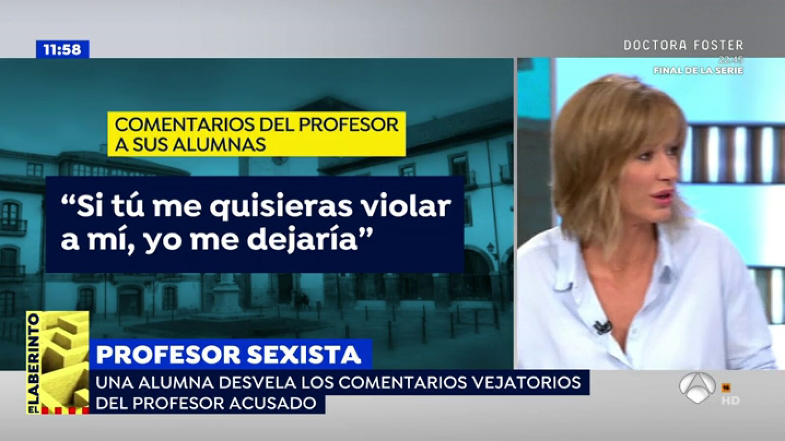 Susanna Griso arremete contra el profesor de Oviedo que piropeaba a sus alumnas: 