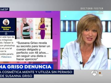 Susanna Griso explica en 'Espejo Público' su enfado en las redes: "No soy tan delgada, no tengo ese cuerpo"
