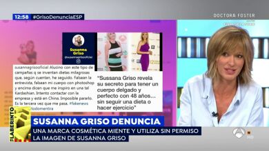 Susanna Griso explica en 'Espejo Público' su enfado en las redes tras ser utilizada por una marca cosmética: 