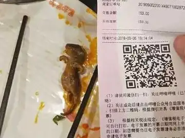 La rata muerta que apareció en el plato de la mujer La rata muerta que apareció en el plato de la mujer