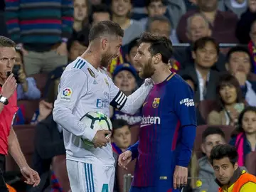 Ramos, con Messi Ramos, con Messi