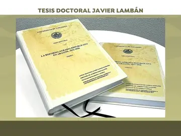 Javier Lambán también hace pública su tesis Javier Lambán también hace pública su tesis