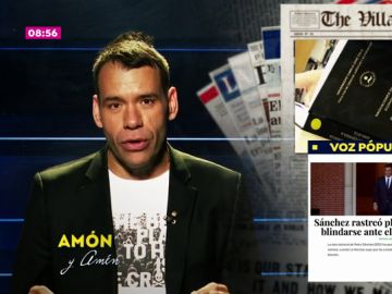 Amón analiza las últimas noticias de los periódicos con 'Amón y amén'