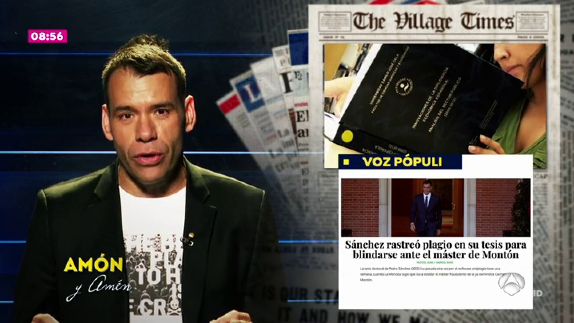 Am&oacute;n analiza las &uacute;ltimas noticias de los peri&oacute;dicos con 'Am&oacute;n y am&eacute;n'