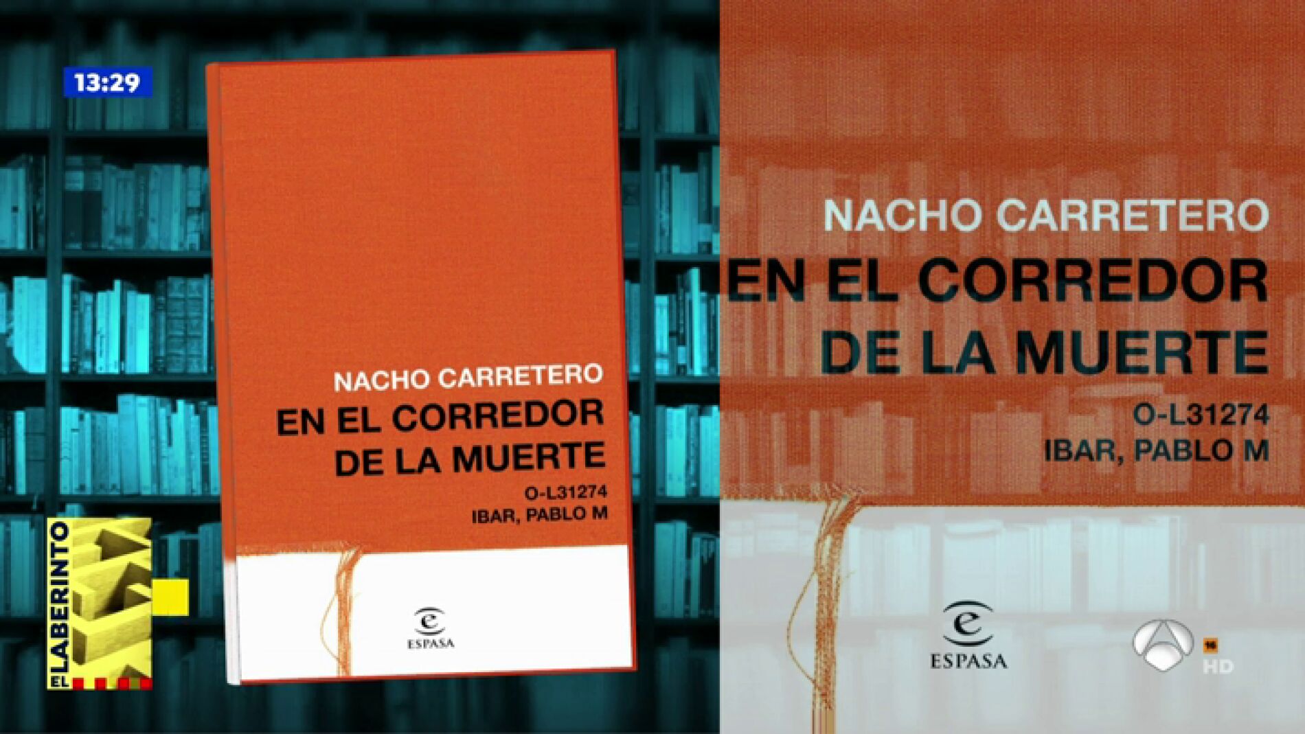 Las recomendaciones literarias de 'Espejo P&uacute;blico' :'El corredor de la muerte' de Nacho Carretero y 'Tres mil noches con Marga' de Pedro Ramos 