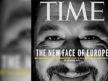 Salvini protagoniza la portada de la revista Time