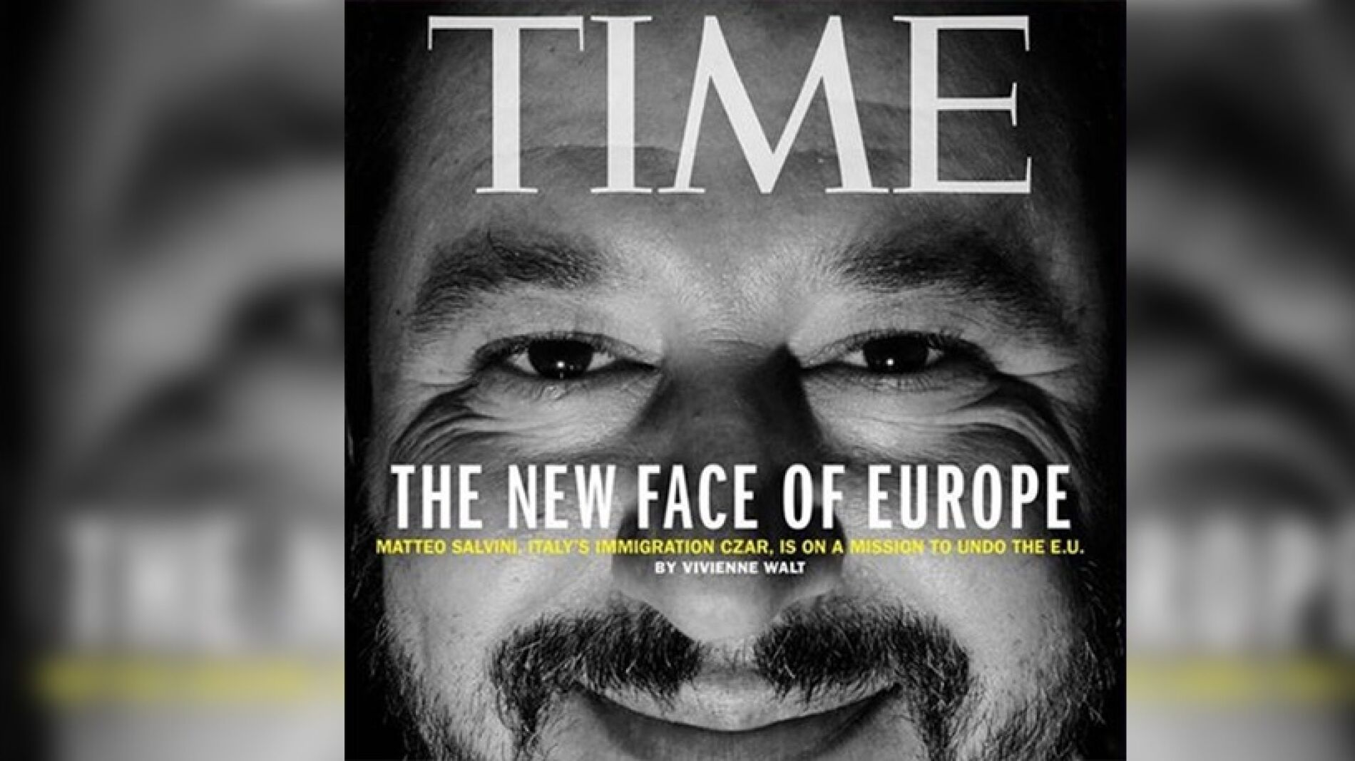 Salvini protagoniza la portada de la revista Time