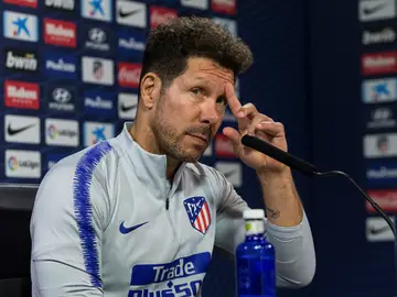 Diego Simeone, en rueda de prensa Diego Simeone, en rueda de prensa