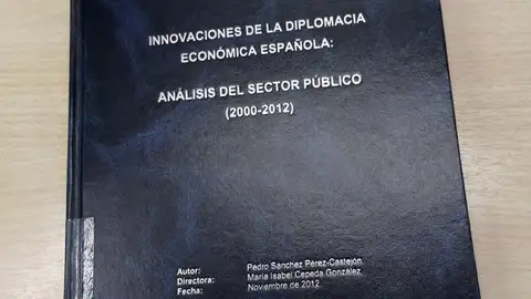 Tesis de Pedro Sánchez Tesis de Pedro Sánchez