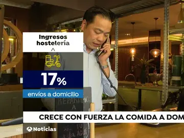La comida a domicilio supone ya para muchos restaurantes una cuarta parte de sus ventas La comida a domicilio supone ya para muchos restaurantes una cuarta parte de sus ventas