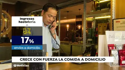 La comida a domicilio supone ya para muchos restaurantes una cuarta parte de sus ventas La comida a domicilio supone ya para muchos restaurantes una cuarta parte de sus ventas