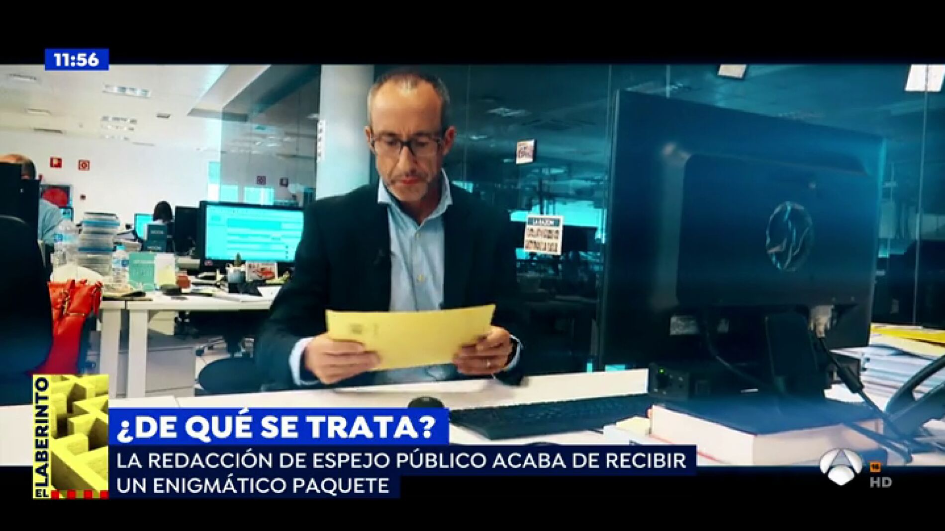 'Espejo P&uacute;blico' recibe un paquete con informaci&oacute;n confidencial que est&aacute; contrastando para poder emitir