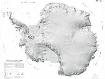 El mapa más detallado de Antártida que se ha hecho hasta ahora