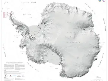 El mapa más detallado de Antártida que se ha hecho hasta ahora El mapa más detallado de Antártida que se ha hecho hasta ahora