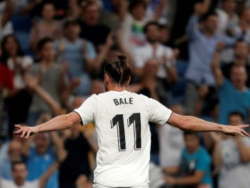 Bale celebra un gol