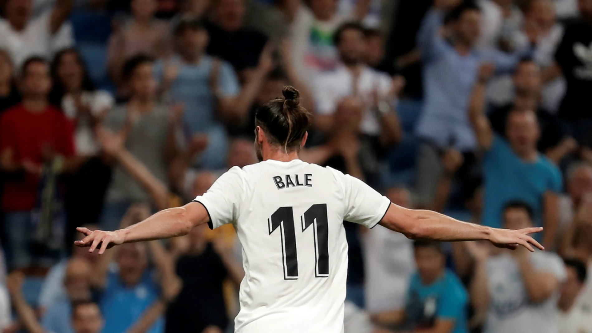 Bale celebra un gol Bale celebra un gol