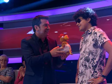 Una estrella internacional de la música visita el plató de '¡Ahora Caigo!' Una estrella internacional de la música visita el plató de '¡Ahora Caigo!'