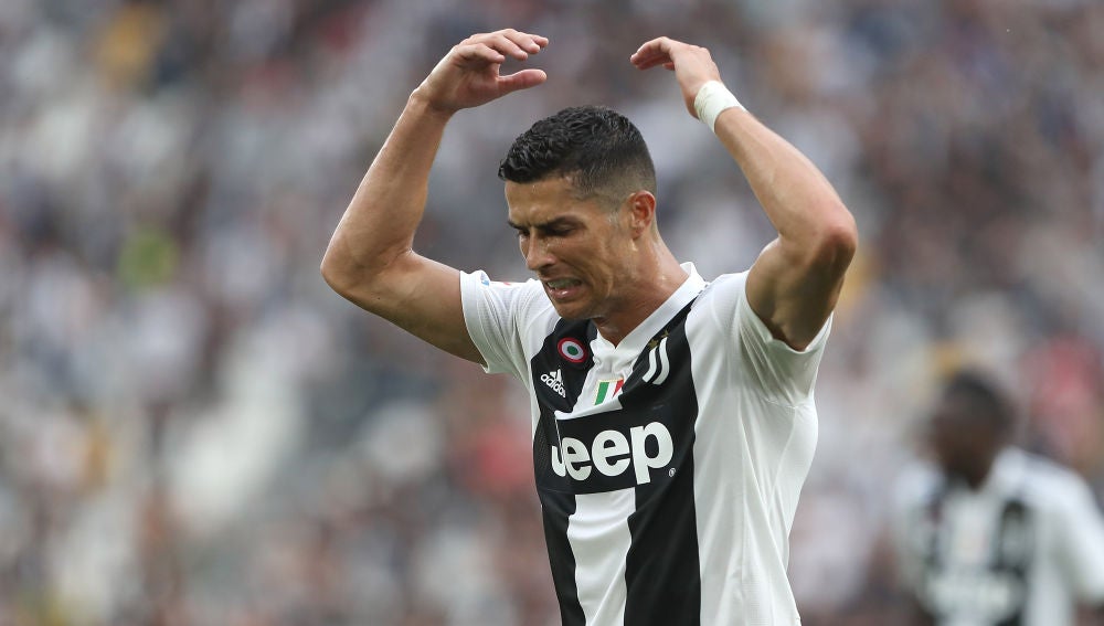 Cristiano Ronaldo, durante un partido con la Juventus