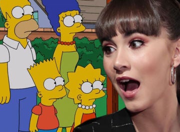 La reacción de Aitana Ocaña a ser dibujada como un personaje de 'Los Simpson' La reacción de Aitana Ocaña a ser dibujada como un personaje de 'Los Simpson'