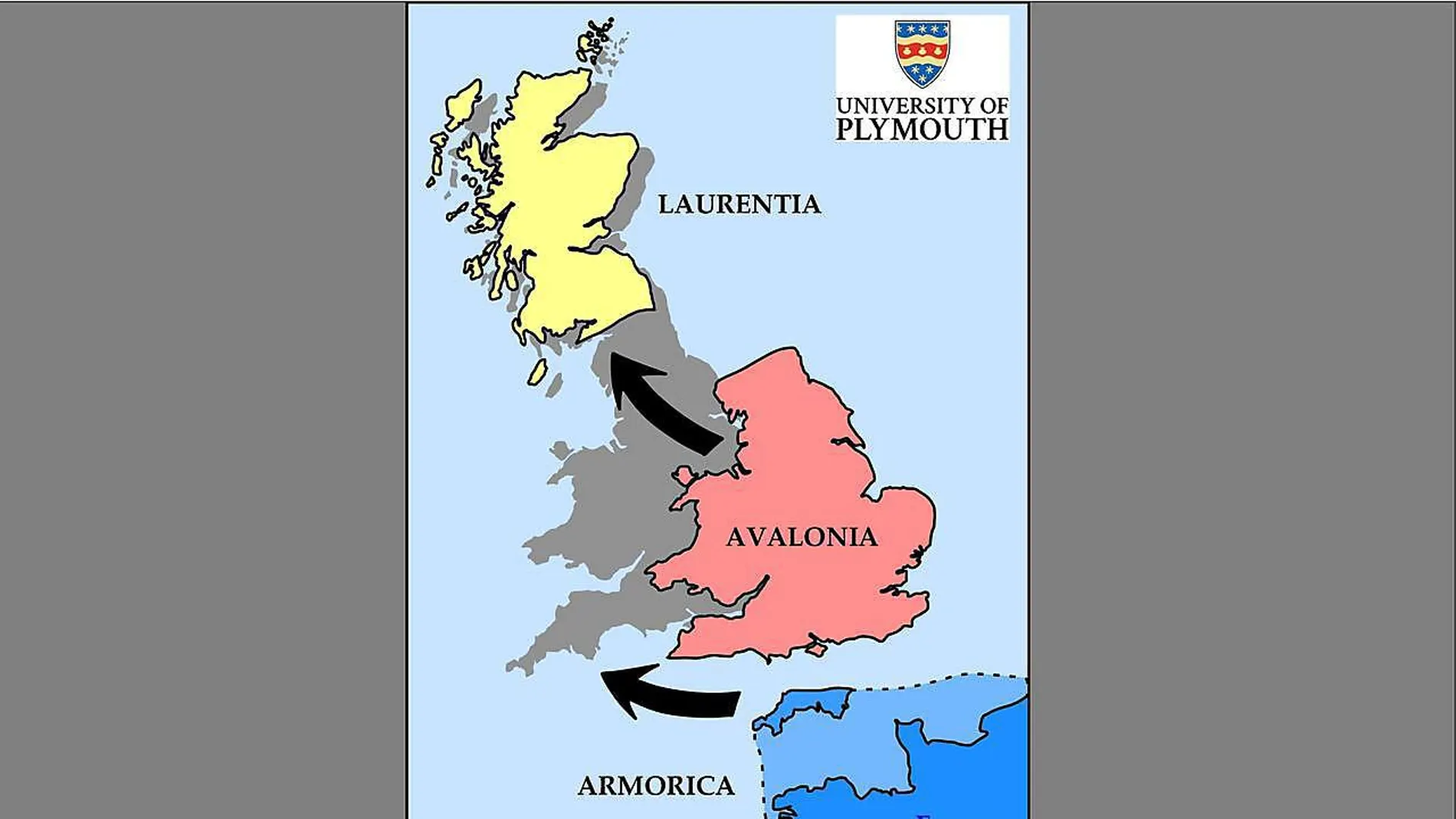 Francia e Inglaterra estaban unidas hace miles de años Francia e Inglaterra estaban unidas hace miles de años