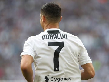 Cristiano Ronaldo, con el '7' a la espalda