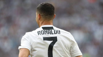 Cristiano Ronaldo, con el '7' a la espalda