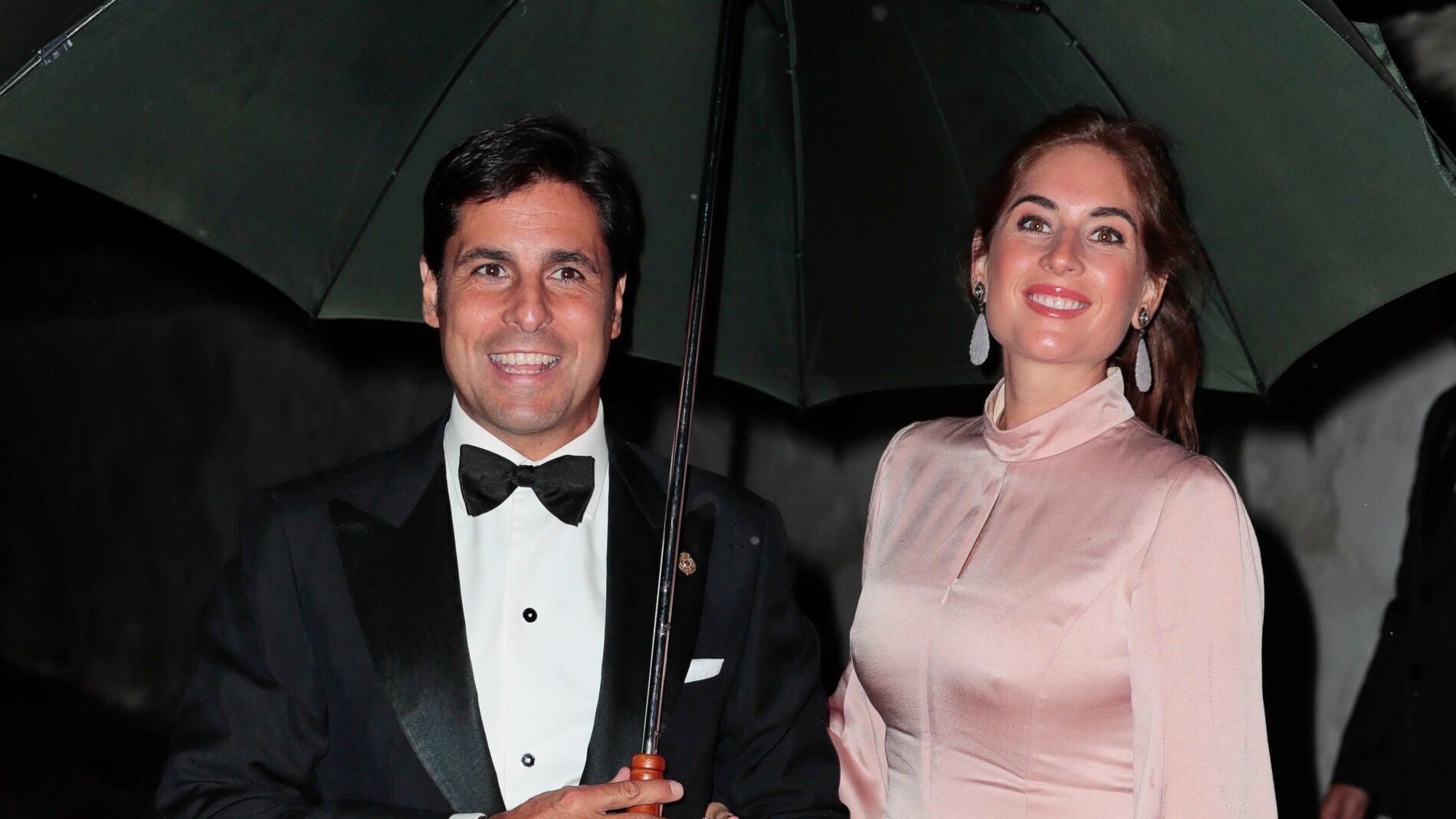 Francisco Rivera y Lourdes Montes en la puesta de largo de Cayetana Rivera