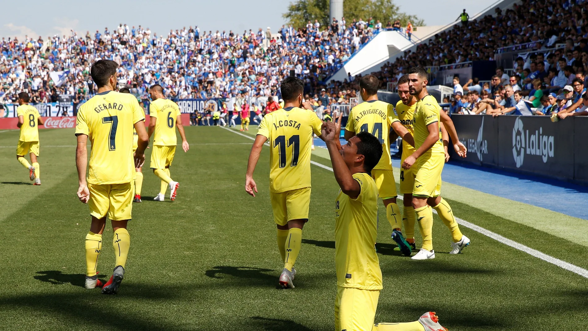 Bacca celebra su gol contra el Leganés Bacca celebra su gol contra el Leganés
