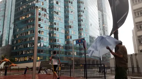 Los destrozos del tifón Mangkhut Los destrozos del tifón Mangkhut