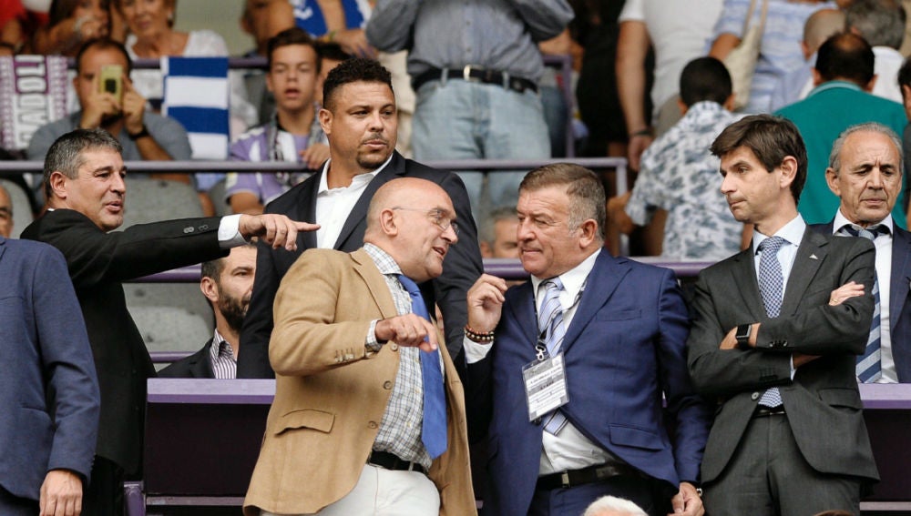 Ronaldo, en el palco del José Zorrilla