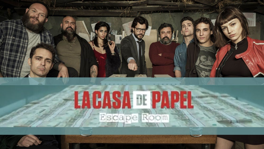 Escape Room de 'La casa de papel'