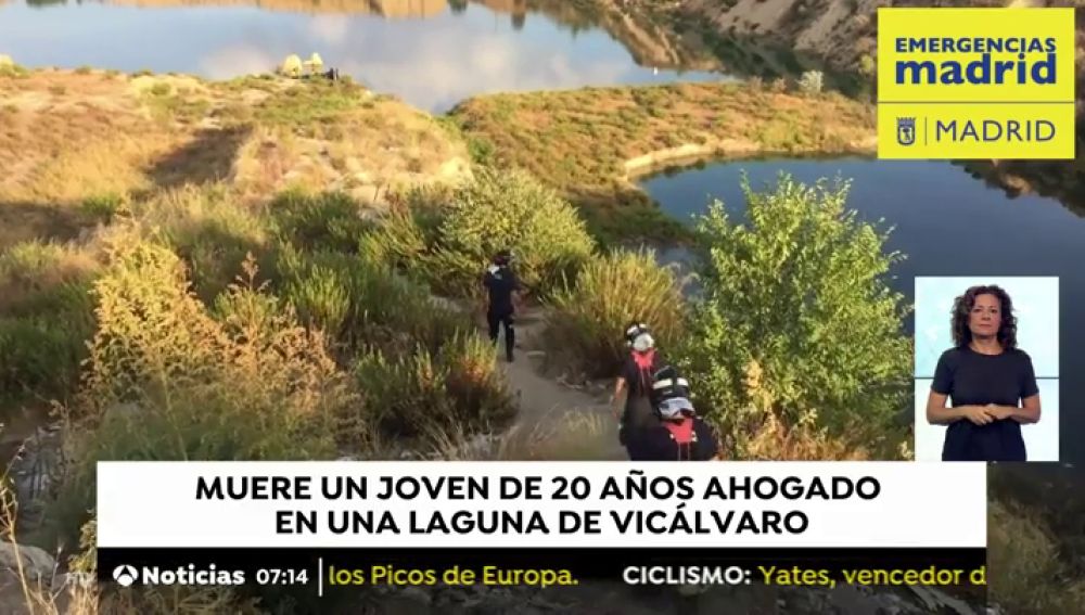 Hallan el cuerpo sin vida del joven de 21 años desaparecido cuando se bañaba en una laguna de Vicálvaro