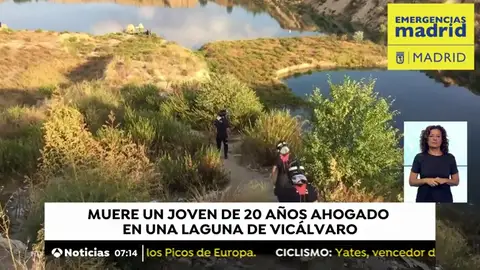 Hallan el cuerpo sin vida del joven de 21 años desaparecido cuando se bañaba en una laguna de Vicálvaro Hallan el cuerpo sin vida del joven de 21 años desaparecido cuando se bañaba en una laguna de Vicálvaro
