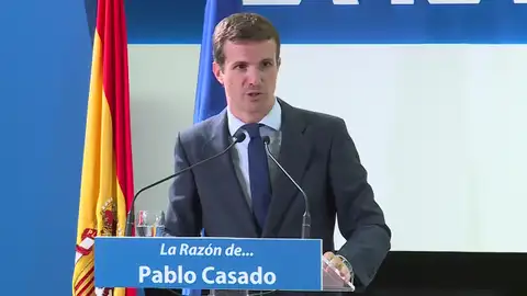Pablo Casado, en el foro de La Razón Pablo Casado, en el foro de La Razón