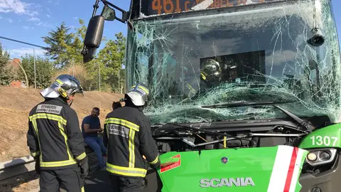 Accidente múltiple a la A-42 a la altura de Getafe Accidente múltiple a la A-42 a la altura de Getafe