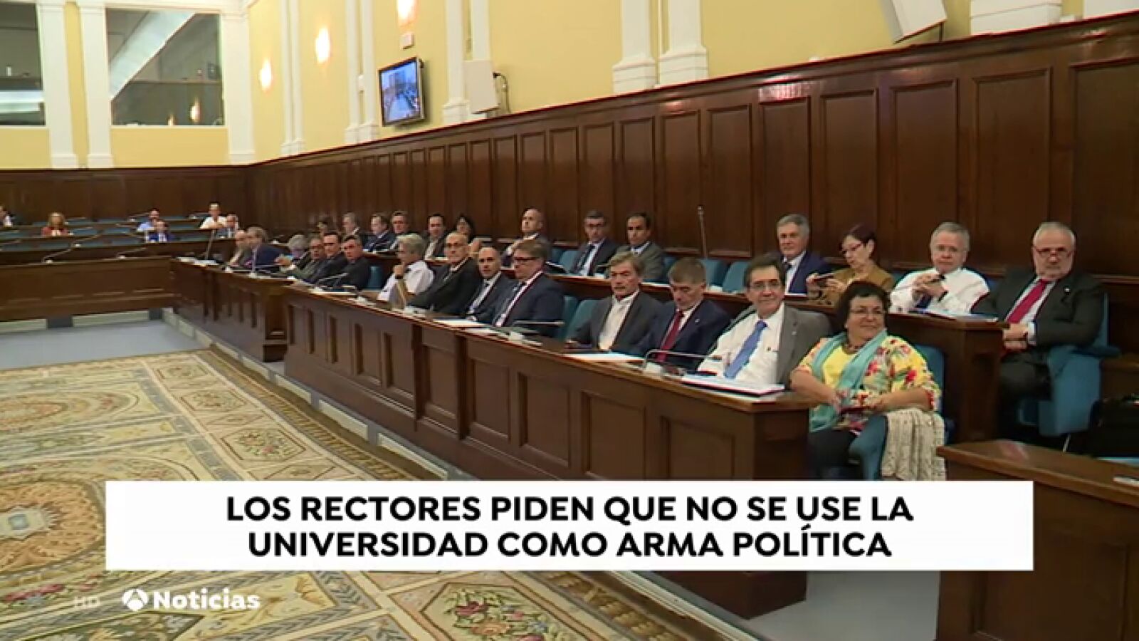 Los rectores piden a los políticos no utilizar la Universidad 