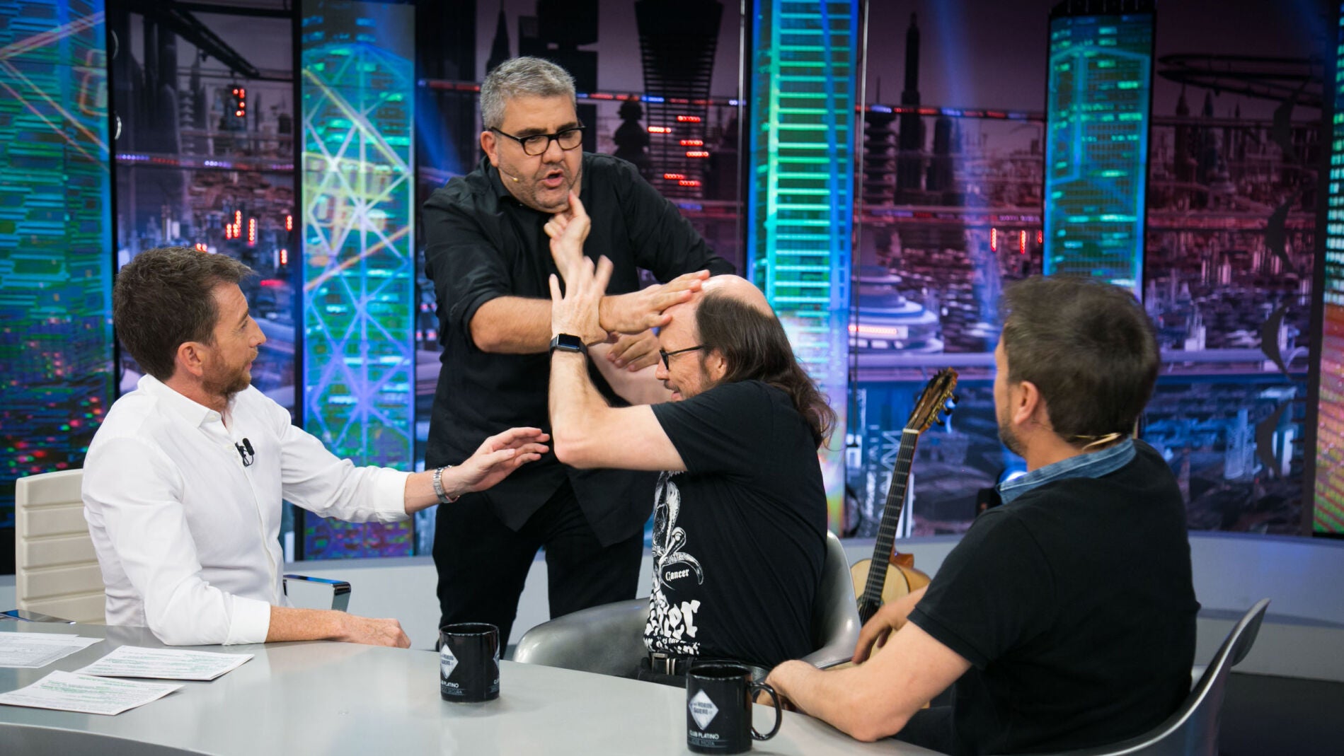 Revive la entrevista completa de Florentino Fern&aacute;ndez, Jos&eacute; Mota y Santiago Segura con Pablo Motos en 'El Hormiguero 3.0'