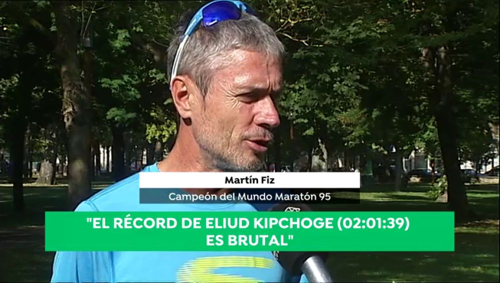 Martín Fiz, campeón del mundo de maratón: "Lo que consiguió Eliud Kipchoge es brutal, son unos dígitos que se salen de lo normal"