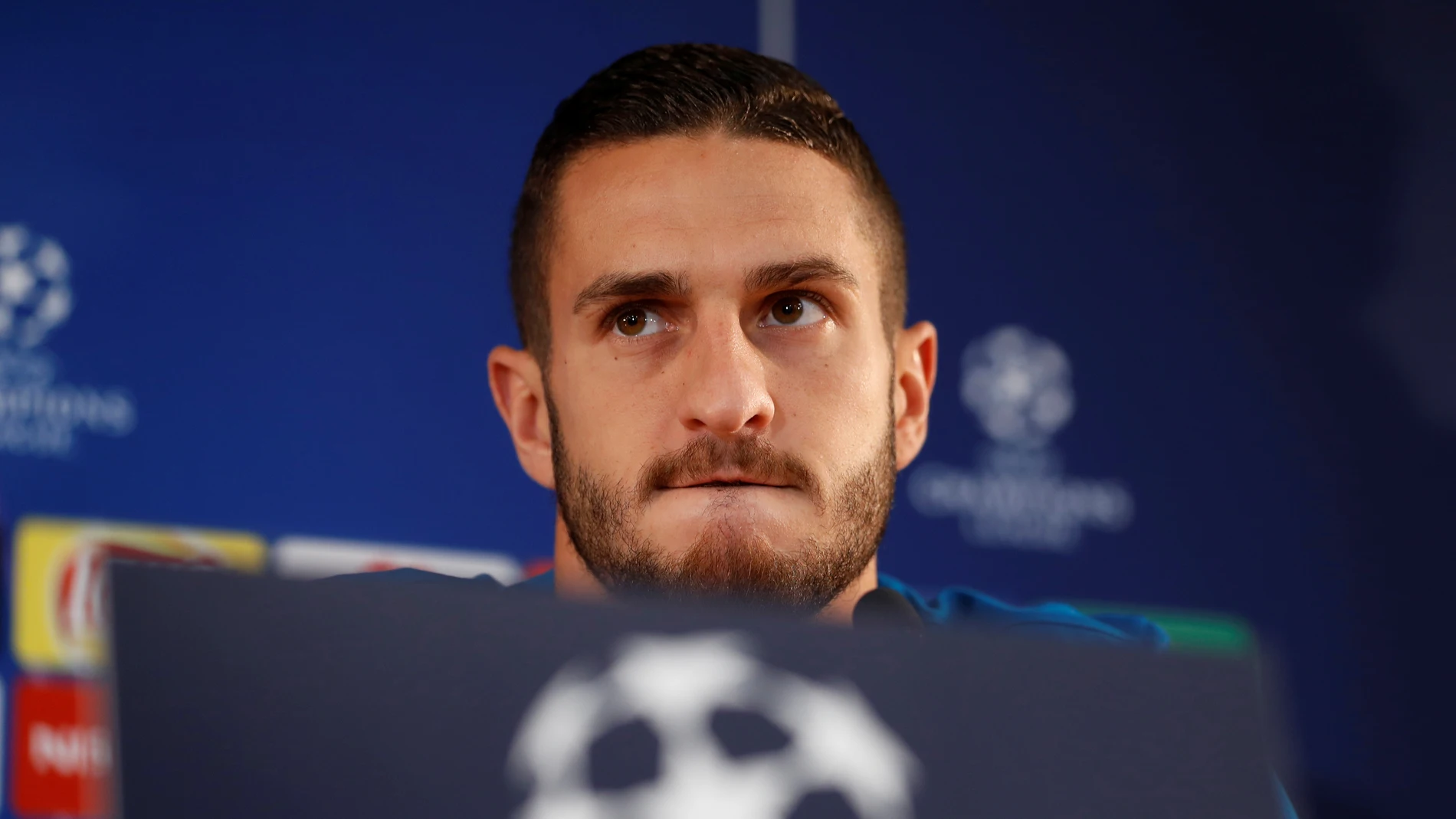Koke, en rueda de prensa Koke, en rueda de prensa