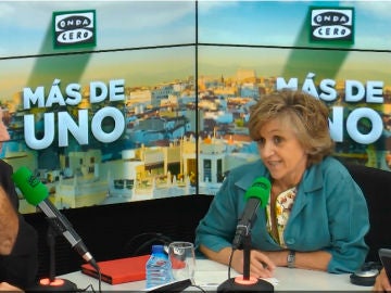 La ministra de Sanidad, María Luisa Carcedo, en Más de uno, con Carlos Alsina